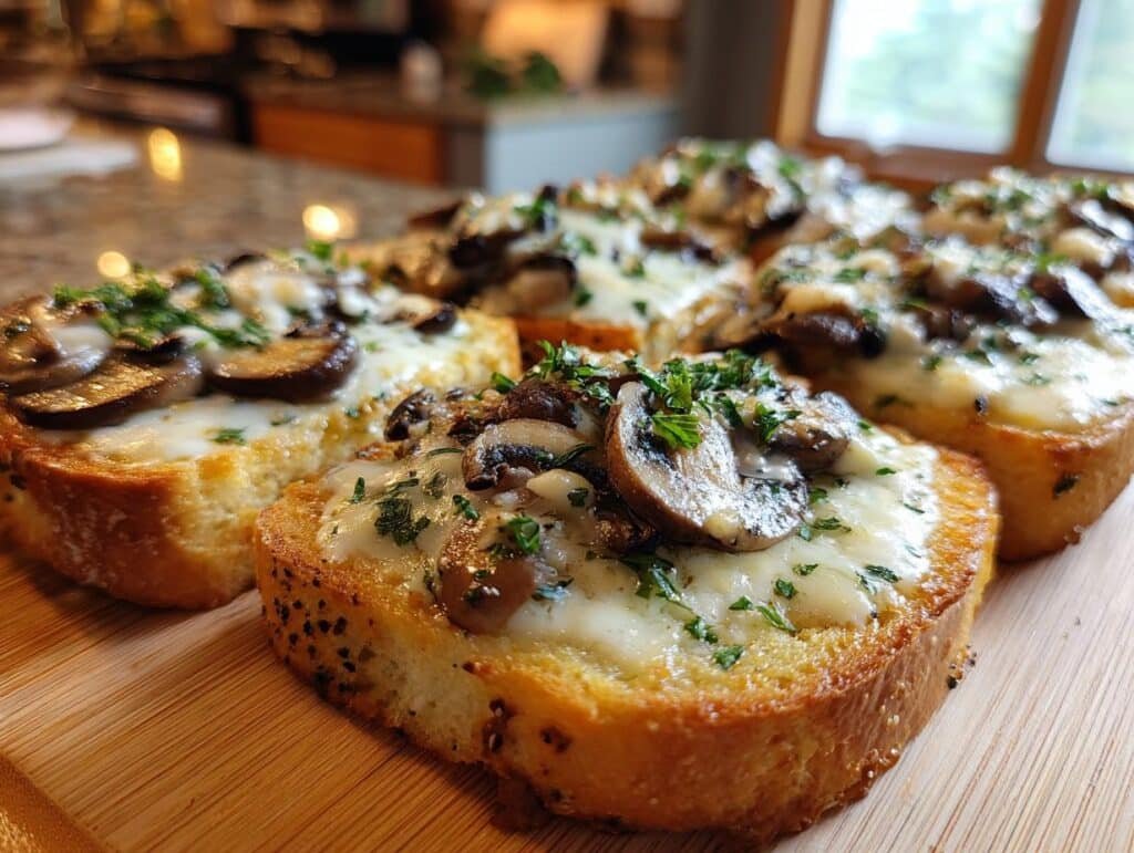 Cheesy Mushroom & Garlic Toasts: 5 Irresistible Reasons to Indulge 5 Cheesy Mushroom & Garlic Toasts