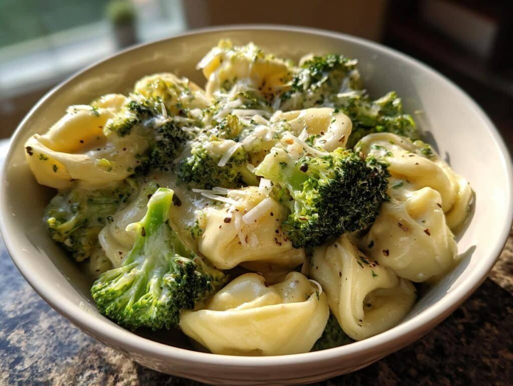 Garlic Parmesan Tortellini with Broccoli: 25-Minute Bliss 5 Garlic Parmesan Tortellini with Broccoli