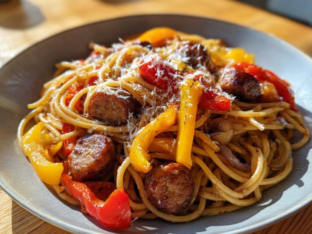 Sweet Pepper Sausage Pasta: 5 Steps to Pure Comfort 5 Sweet Pepper Sausage Pasta