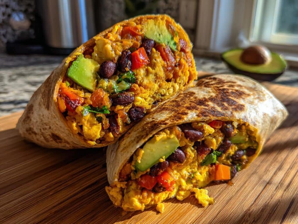High Protein Breakfast Burritos: 7 Ways to Delight Mornings 5 high protein breakfast burritos