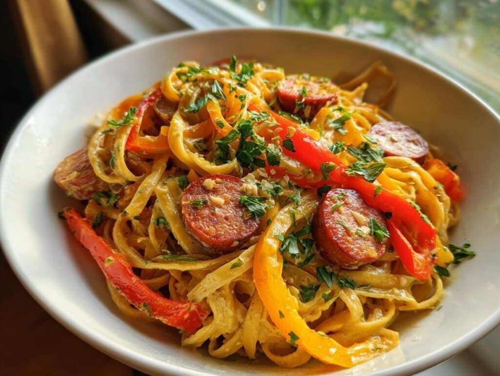 Creamy One Pot Cajun Sausage Pasta: 5 Flavorful Secrets 5 Creamy One Pot Cajun Sausage Pasta